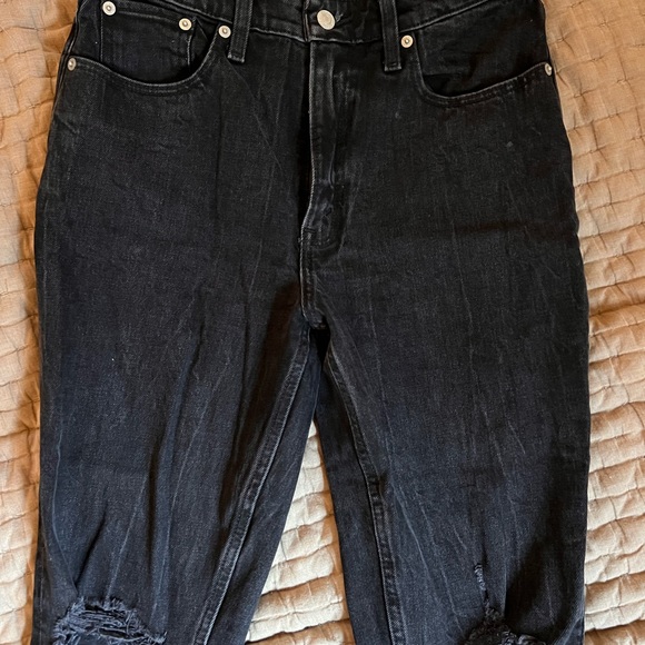 Abercrombie Black Mom Jeans - Picture 3 of 3